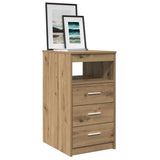 Drawer Cabinet Artisan Oak 40x50x76 cm Engineered Wood - Side View