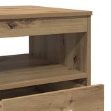 Drawer Cabinet Artisan Oak 40x50x76 cm Engineered Wood - Low Angle