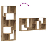 Bookcase Artisan Oak 67x24x161 cm Engineered Wood