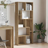 Bookcase Artisan Oak 67x24x161 cm Engineered Wood