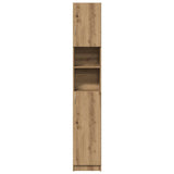 Bathroom Cabinet Artisan Oak 32x25.5x190 cm Engineered Wood - 45-Degree Angle