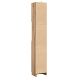 Bathroom Cabinet Artisan Oak 32x25.5x190 cm Engineered Wood