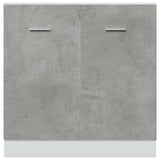 Sink Bottom Cabinet Lyon Concrete Grey 80x46x81.5 cm Engineered Wood