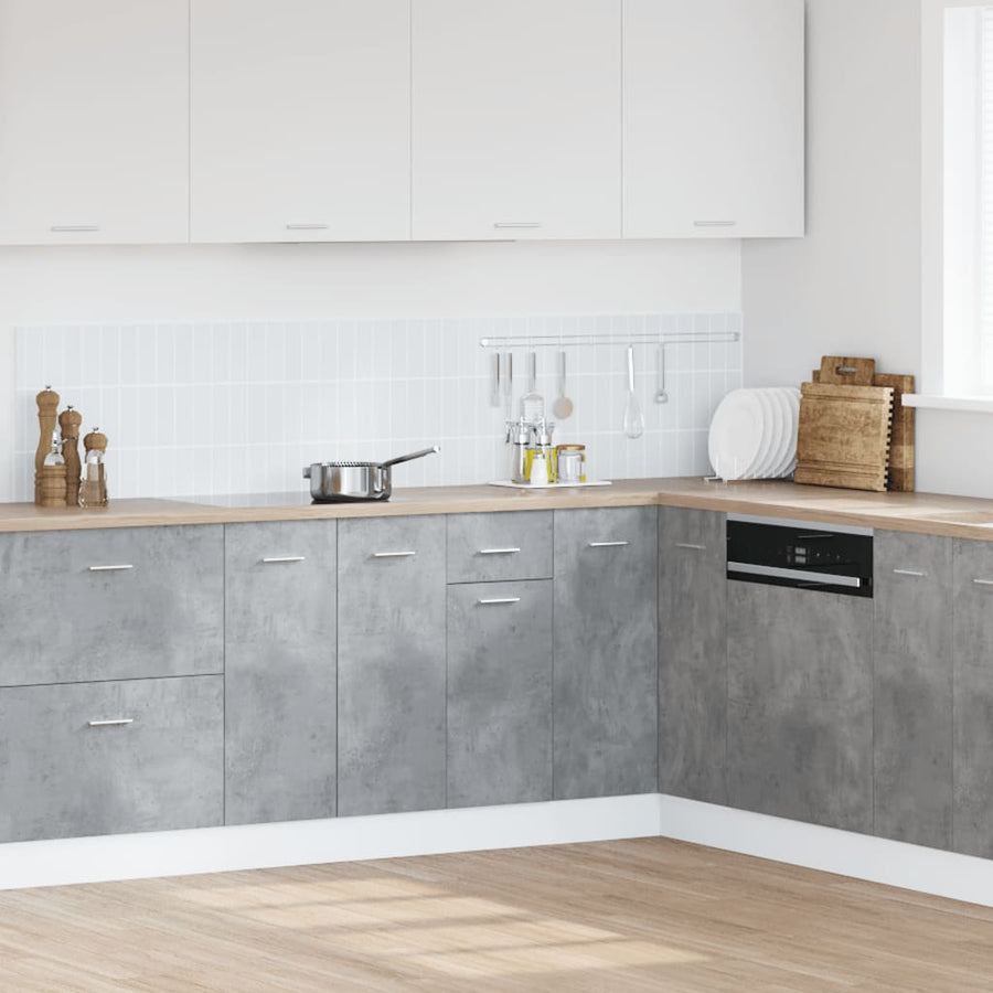 Drawer Bottom Cabinet "Lyon" Concrete Grey 40x46x81.5 cm
