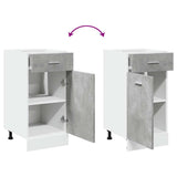 Drawer Bottom Cabinet Lyon Concrete Grey 40x46x81.5 cm Engineered Wood