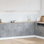 Drawer Bottom Cabinet "Lyon" Concrete Grey 80x46x81.5 cm