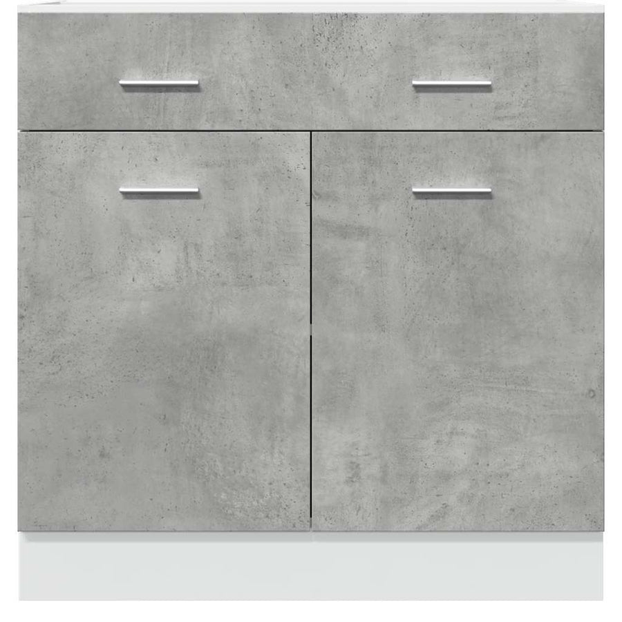 Drawer Bottom Cabinet "Lyon" Concrete Grey 80x46x81.5 cm