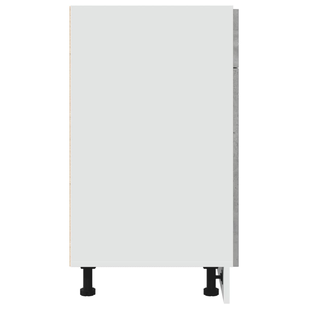 Drawer Bottom Cabinet Lyon Concrete Grey 80x46x81.5 cm Engineered Wood
