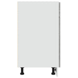 Drawer Bottom Cabinet Lyon Concrete Grey 80x46x81.5 cm Engineered Wood - 45-Degree Angle