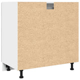 Drawer Bottom Cabinet Lyon Concrete Grey 80x46x81.5 cm Engineered Wood - Rear View