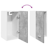 Hanging Cabinet "Lyon" Concrete Grey 30x31x60 cm Engineered Wood