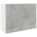 Hanging Cabinet Lyon Concrete Grey 80x31x60 cm Engineered Wood