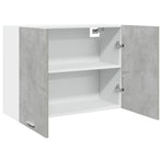 Hanging Cabinet Lyon Concrete Grey 80x31x60 cm Engineered Wood