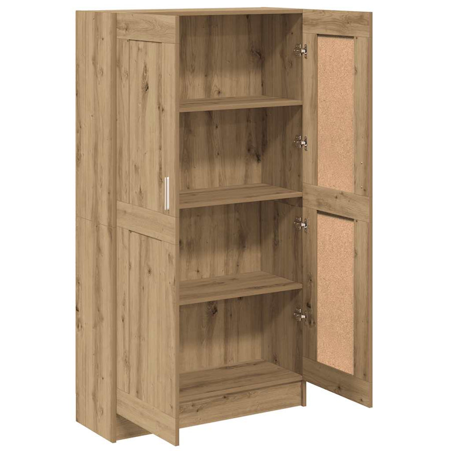 Book Cabinet Artisan Oak 82,5x30,5x150 cm Engineered Wood