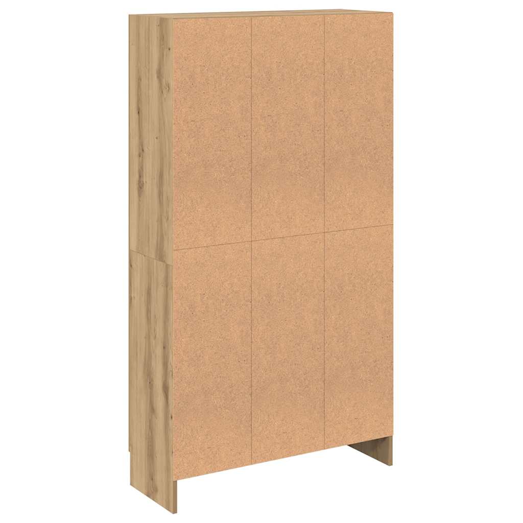 Book Cabinet Artisan Oak 82,5x30,5x150 cm Engineered Wood