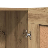Book Cabinet Artisan Oak 82,5x30,5x150 cm Engineered Wood - Low Angle