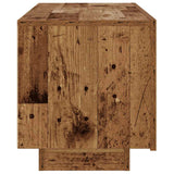 TV Cabinet Old Wood 100x35x40 cm Engineered Wood - Rear View