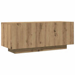 TV Cabinet Artisan Oak 100x35x40 cm Engineered Wood, image 2