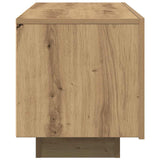 TV Cabinet Artisan Oak 100x35x40 cm Engineered Wood - Rear View