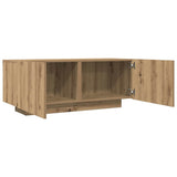 TV Cabinet Artisan Oak 100x35x40 cm Engineered Wood - Extra Image
