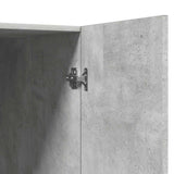 Washing Machine Cabinet Concrete Grey 70.5x71.5x91.5 cm - Low Angle