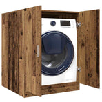 Washing Machine Cabinet Old Wood 70.5x71.5x91.5 cm