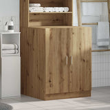 Washing Machine Cabinet Artisan Oak 70.5x71.5x91.5 cm - Side View