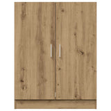 Washing Machine Cabinet Artisan Oak 70.5x71.5x91.5 cm - Top-Down View