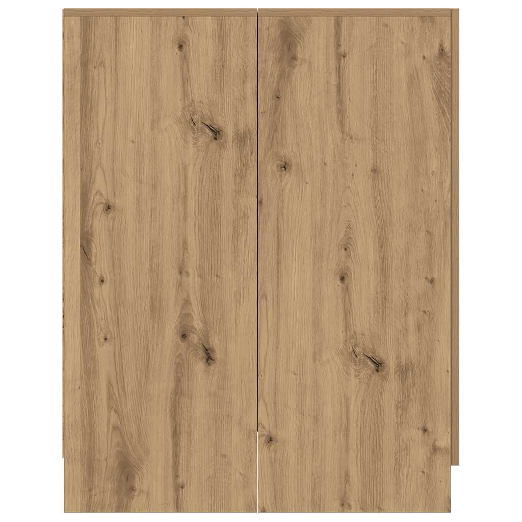Washing Machine Cabinet Artisan Oak 70.5x71.5x91.5 cm