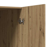 Washing Machine Cabinet Artisan Oak 70.5x71.5x91.5 cm - Low Angle