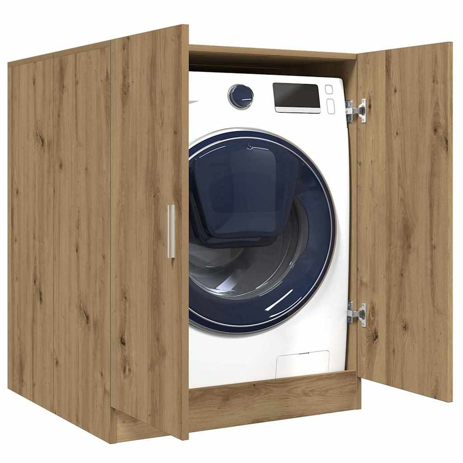 Washing Machine Cabinet Artisan Oak 70.5x71.5x91.5 cm