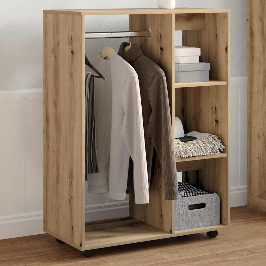 Wardrobe Artisan Oak 80x40x110 cm Engineered Wood