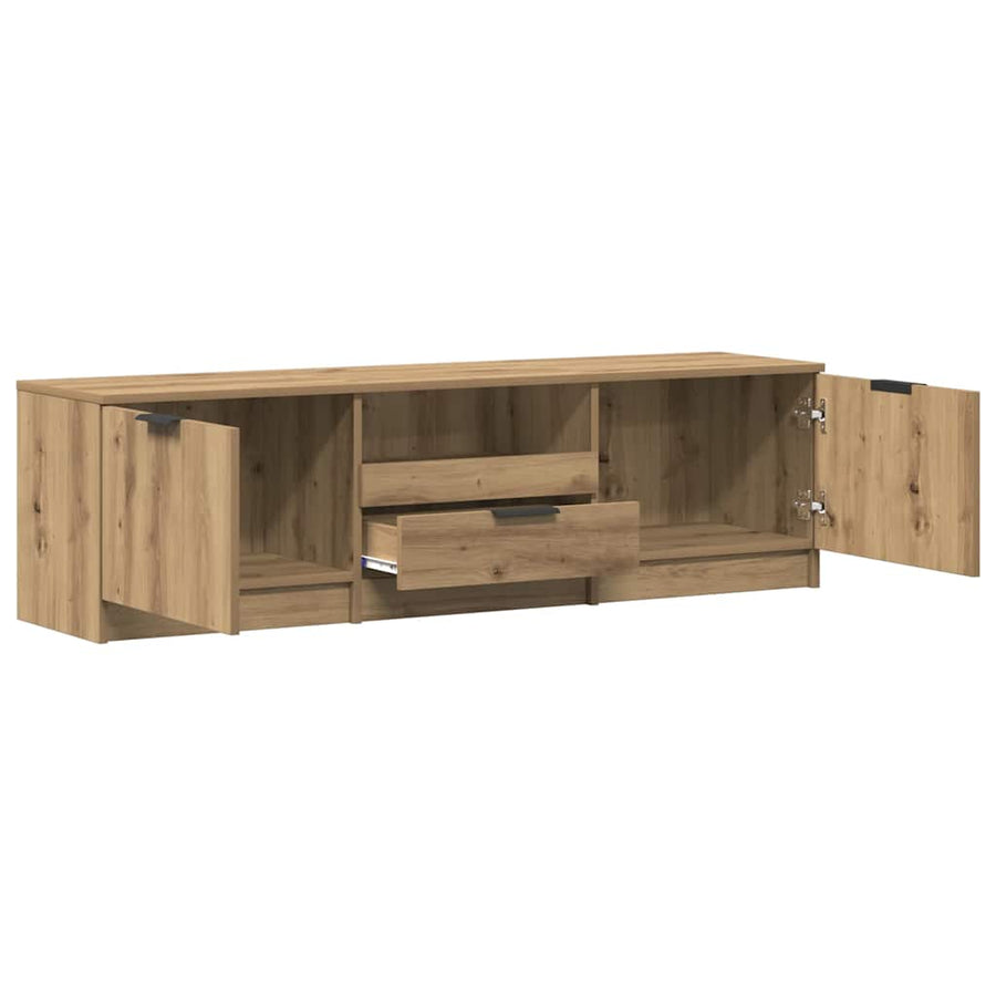 TV Cabinet Artisan Oak 140x35x40 cm Engineered Wood