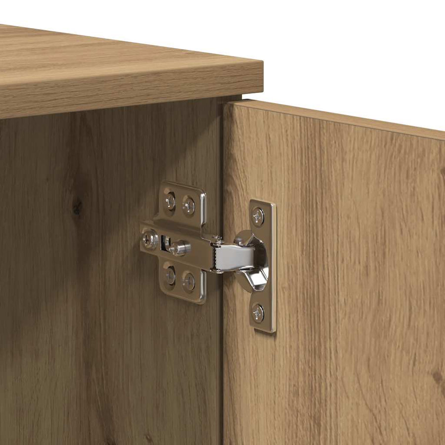TV Cabinet Artisan Oak 140x35x40 cm Engineered Wood
