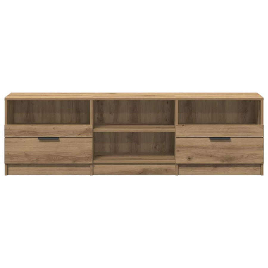TV Cabinet Artisan Oak 150x33.5x45 cm Engineered Wood, image 4