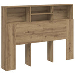 Headboard Cabinet Artisan Oak 140x19x103.5 cm