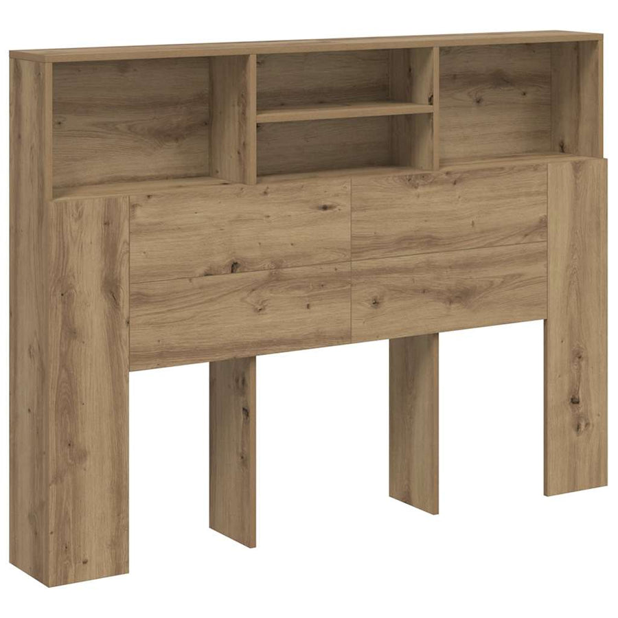 Headboard Cabinet Artisan Oak 140x19x103.5 cm