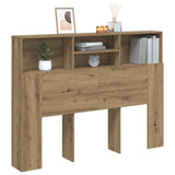Headboard Cabinet Artisan Oak 140x19x103.5 cm