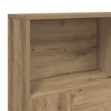 Headboard Cabinet Artisan Oak 140x19x103.5 cm - Close-Up Angle