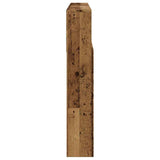 Headboard Cabinet Old Wood 160x19x103.5 cm Engineered Wood - 45-Degree Angle