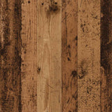 Headboard Cabinet Old Wood 200x19x103,5 cm Engineered Wood - Low Angle