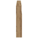 Headboard Cabinet Artisian Oak 200x19x103,5 cm Engineered Wood