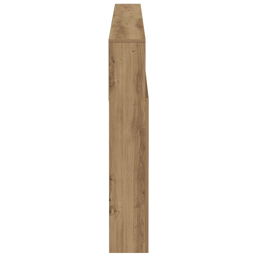 Headboard Cabinet Artisian Oak 200x19x103,5 cm Engineered Wood