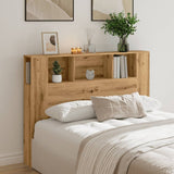 Headboard Cabinet Artisan Oak 140x18.5x102.5 cm Engineered Wood