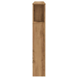 Headboard Cabinet Artisan Oak 140x18.5x102.5 cm Engineered Wood