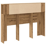 Headboard Cabinet Artisan Oak 140x18.5x102.5 cm Engineered Wood