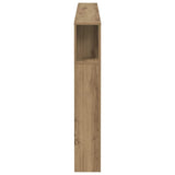 Headboard Cabinet Artisan Oak 160x18.5x103.5 cm Engineered Wood
