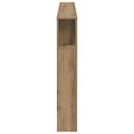 Headboard Cabinet Artisan Oak 160x18.5x103.5 cm Engineered Wood