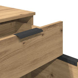 Mobile File Cabinet with Wheels Artisan Oak 45x38x54 cm Engineered Wood - Extra Image