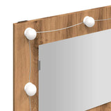 Mirror Cabinet with LED Artisan Oak 90x31.5x62 cm - Extra Image